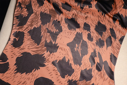 Leopard Print Hip Skirt Dress – Street Fashion Vibes