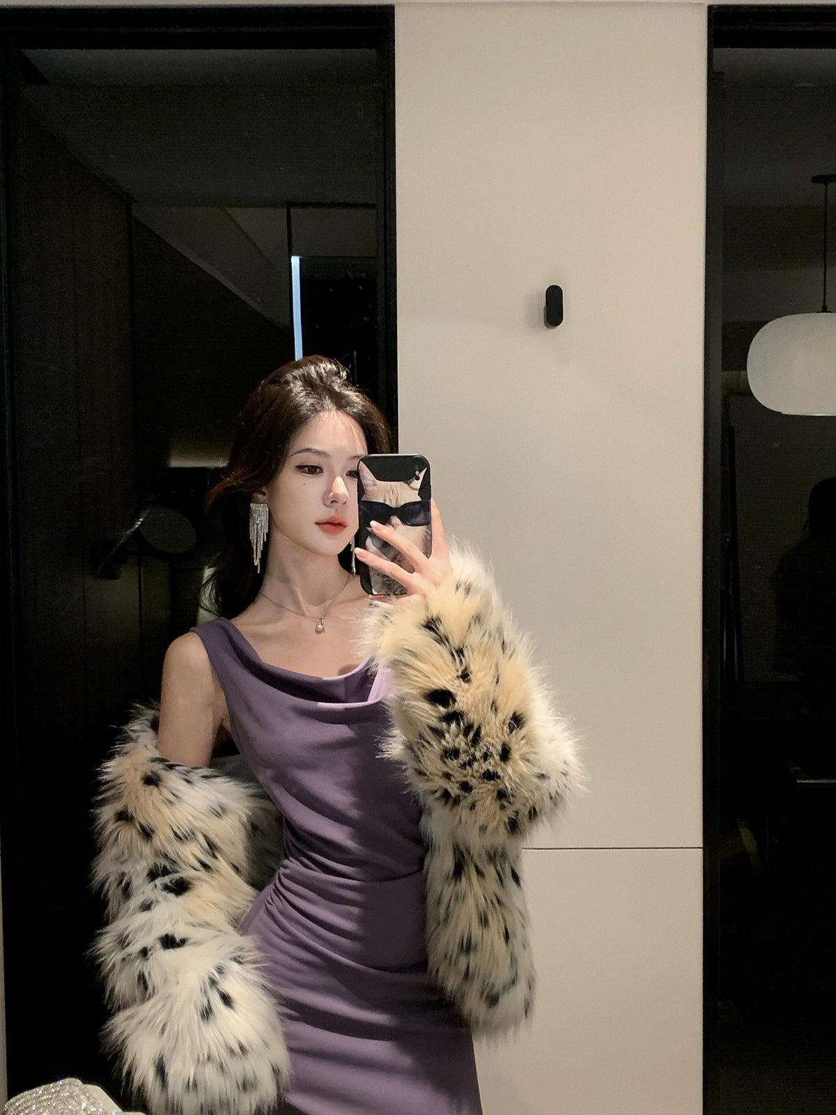 Crossbody Sleeveless Figure-Flattering Dress